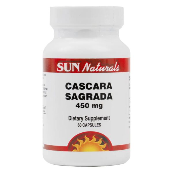 Sun Naturals Cascara Sagrada 450mg 60 capsules